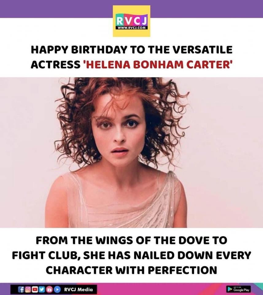 Happy birthday Helena Bonham Carter!    