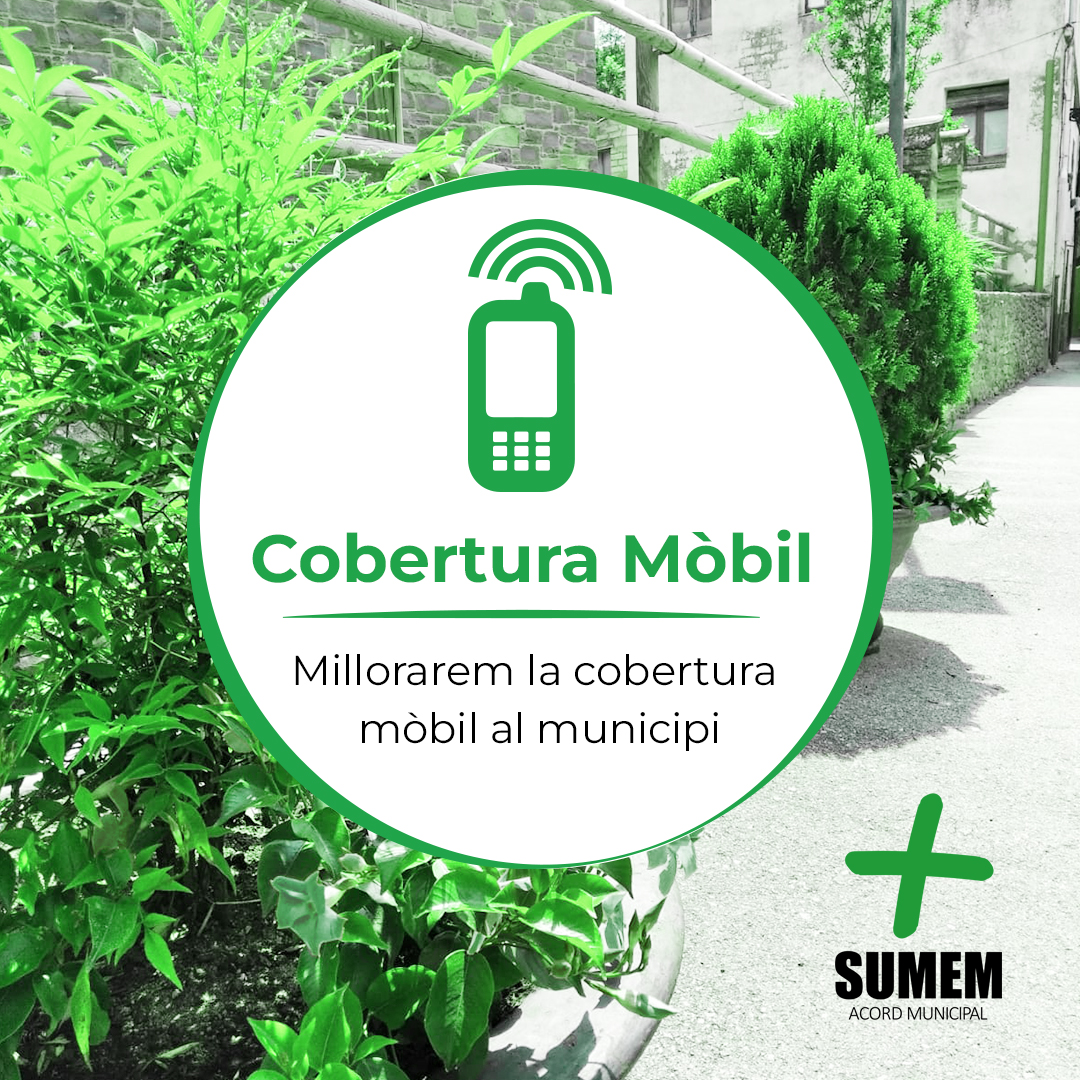 SumemSeva's tweet photo. Després d'estudiar-ne la viabilitat, instal·larem dues antenes allunyades dels nuclis de població per millorar la cobertura mòbil. Una pel nucli de Seva i l'altra a les urbanitzacions. https://t.co/MU9yCjxDFO