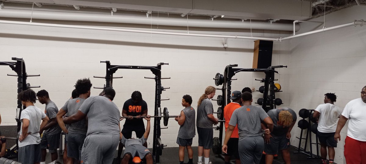 From the stand to the weight room!  We don't stop!
