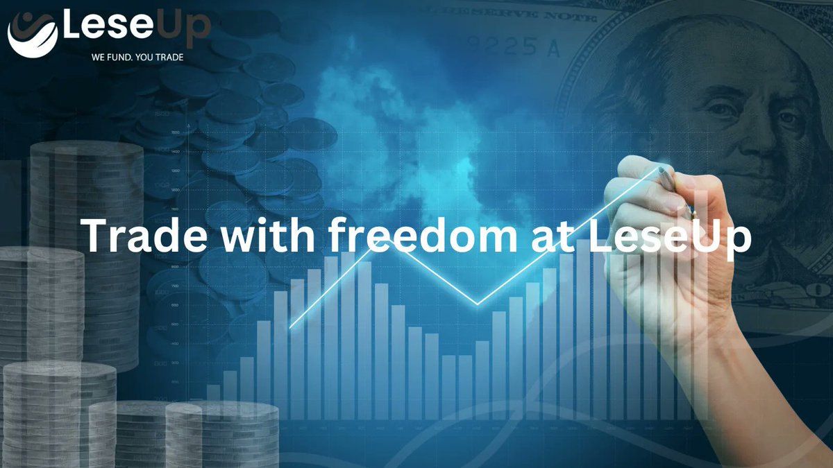 LeseupT's tweet photo. 🔓 Flexible plans, minimal rules, maximum profit! 📈 Trade with freedom and reach your goals without unnecessary constraints. 🙌  #LeseUp #FuturesTrading https://t.co/Q9FOTIaFz3