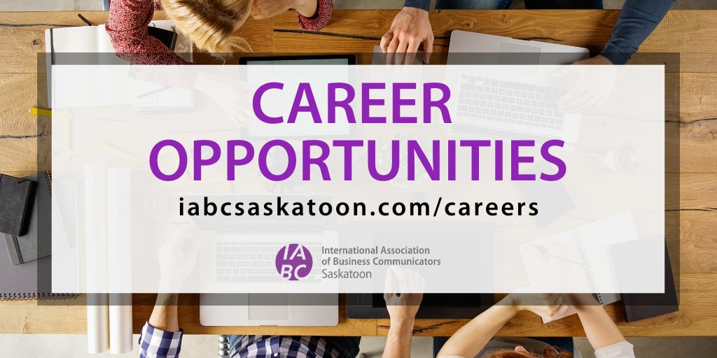 .@cityofsaskatoon is hiring a Communications Consultant II. More details on our careers page: iabcsaskatoon.com/careers
#iabc #commsjobs #yxe