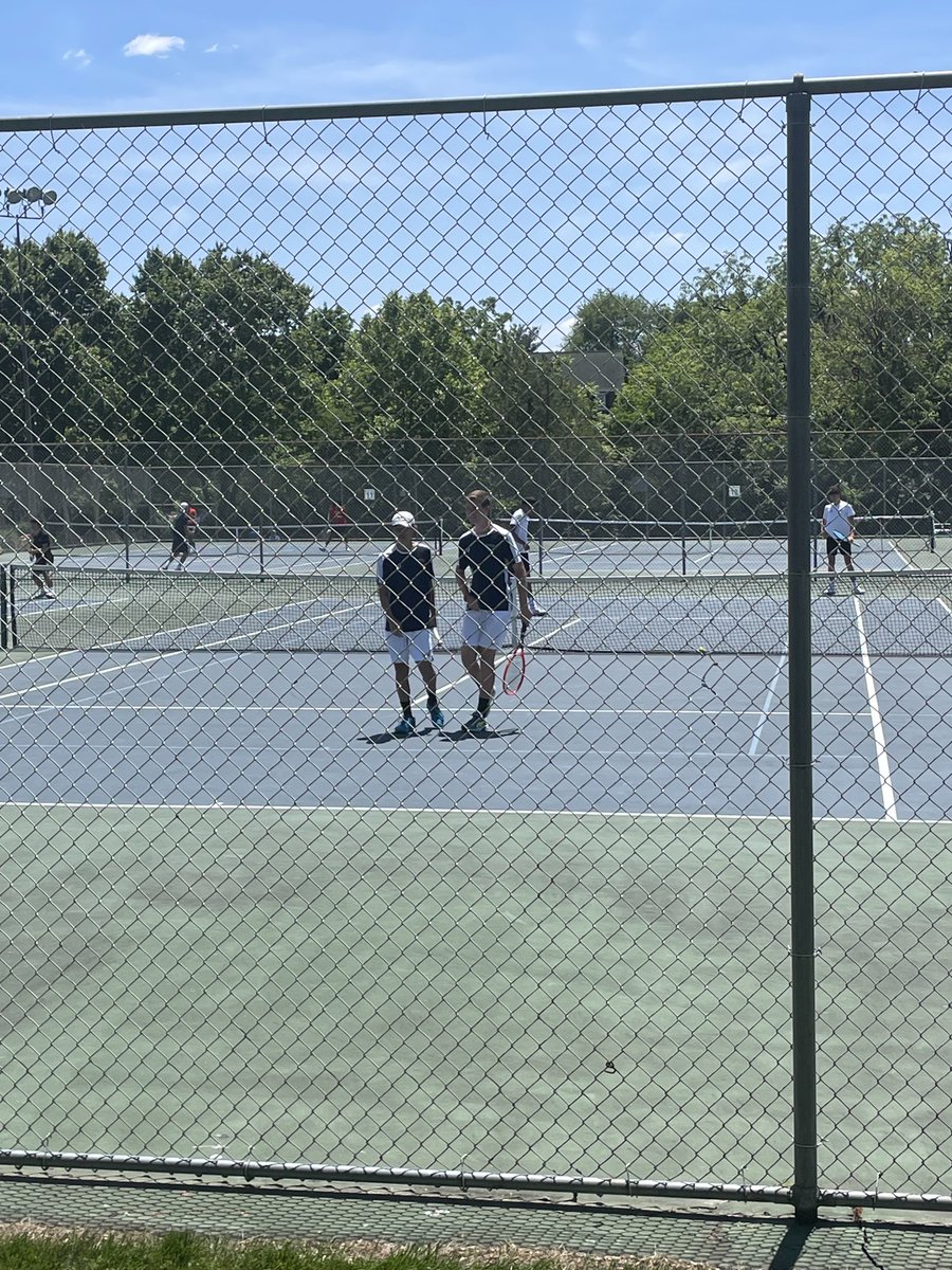 State Tennis Tournament: won the first set!