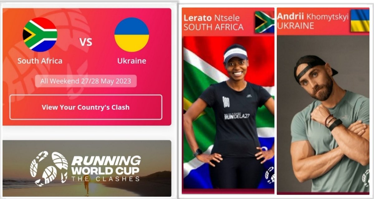 Gijimas....please do not forget that we are here this weekend 👇🏿🙏🏾🇿🇦

#EveryRunCounts..... LSDs & #ComradesMarathon2023 tapering KM, Recovery Runs etc.

If no App... Follow link below:
#TrapnLos #RunningWithTumiSole #IPaintedMyRun #FetchYourBody2023 

app.runningworldcup.com/invite?ref=i6d…