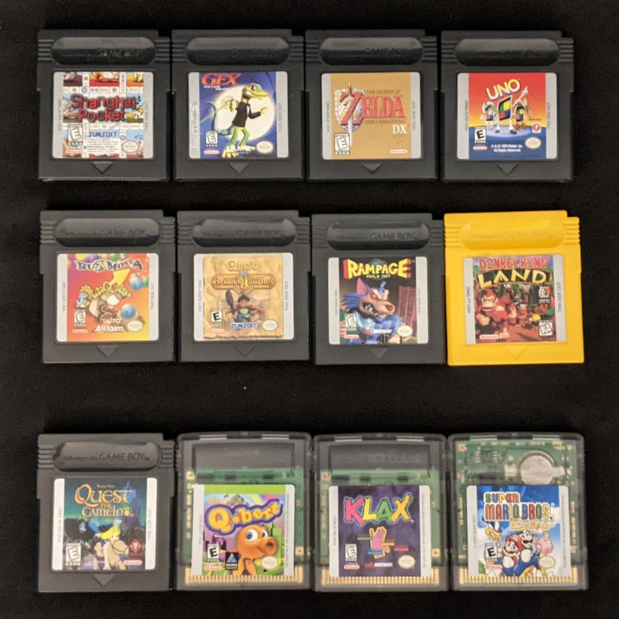 We have a nice load of portable stuff going out today. No holds on these for now. #nintendo #gameboy #GBC #GBA #zelda #castlevania #megaman #metroid #supermarioland #kirby #krusty #turok #donkeykong #qbert #famicom #wario #retrogaming #minusworld