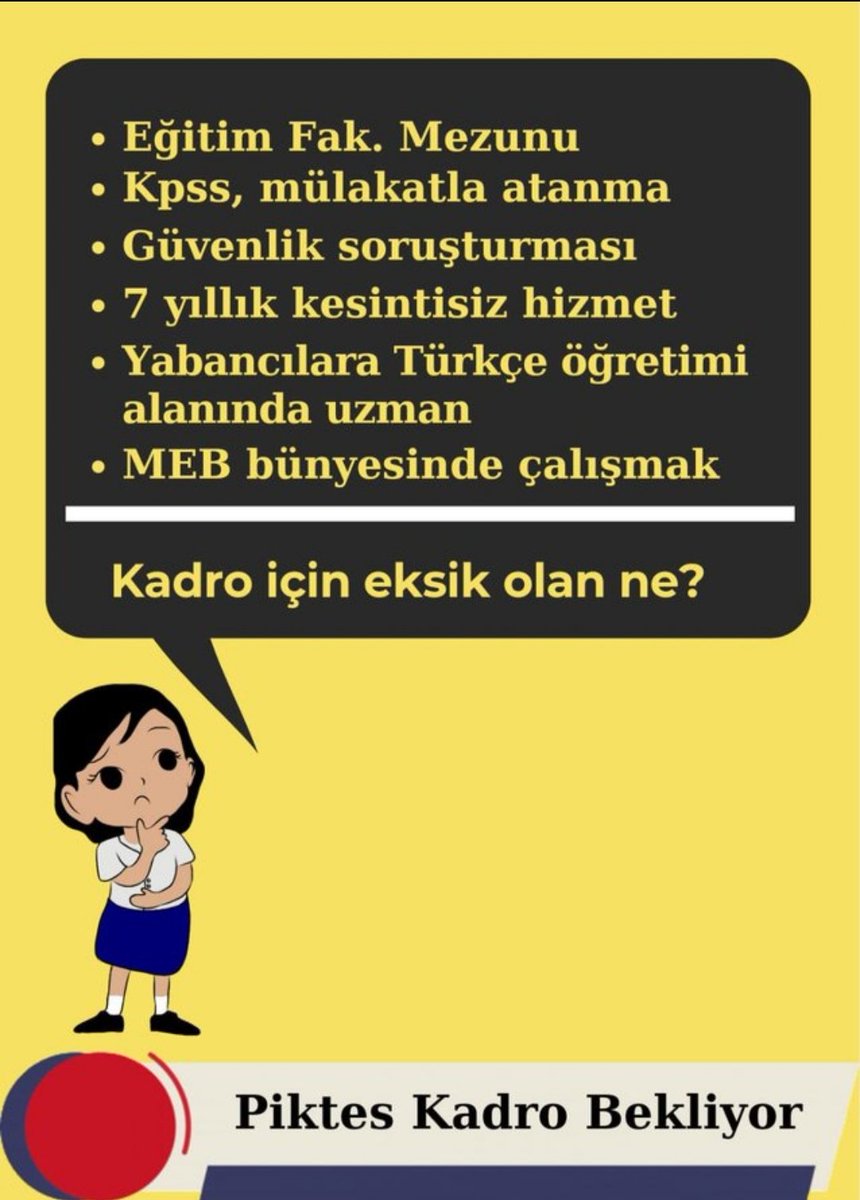 Önümüzdeki aydan itibaren bizle eşit hizmet yılına sahip bir kadrolu öğretmen 30 binin üzerinde maaş alacakken bizim maaş  20 binde kalacak.
Bu yüzden her işçinin aldığı ikramiyeyi lütfen masada bırakmayın.
<a href="/alemdareyup/">Eyüp Alemdar</a>
 <a href="/KOOPISSENDIKASI/">Koop-İş Sendikası</a>, 
<a href="/doganonurkoksal/">doğan onur köksal</a>
#Piktese60Günİkramiye