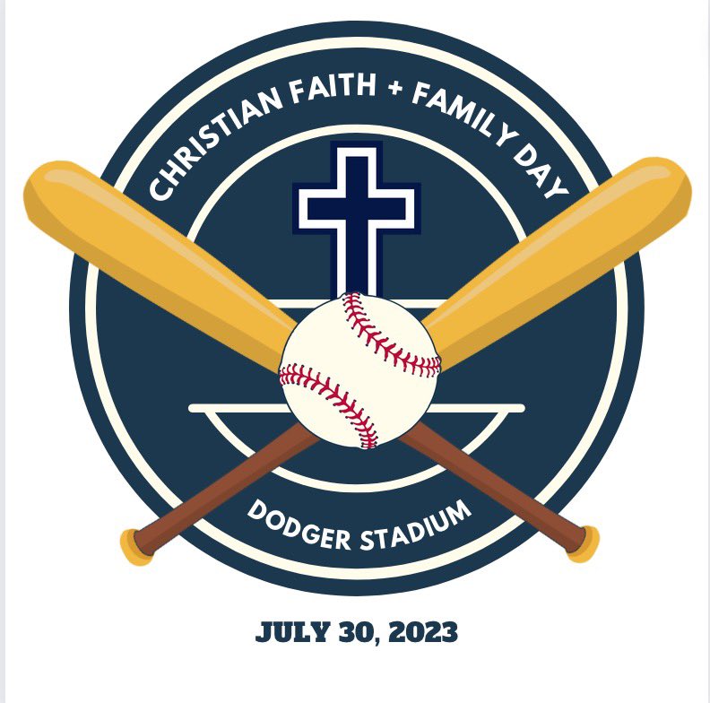 Excited to announce the relaunch of Christian Faith and Family Day at Dodger Stadium on July 30th. More details to come— but we are grateful for the opportunity to talk about Jesus and determined to make it bigger and better than it was before COVID. Hope to see you on July 30th!