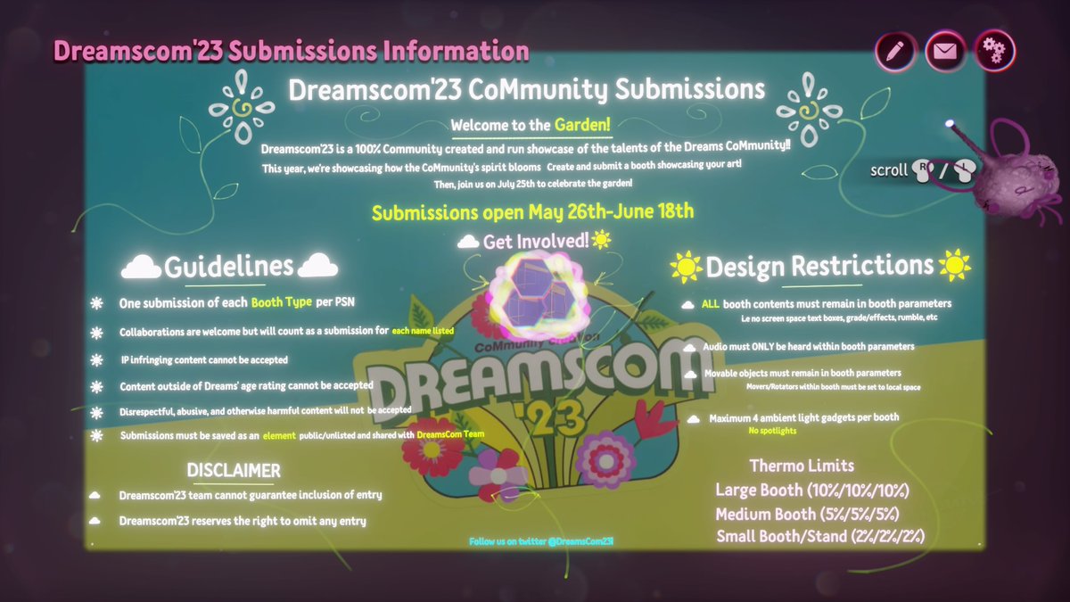 The DreamsCom'23 team is happy to officially announce DreamsCom '23!!! 🎉
You can find this collection LIVE Titled "DreamsCom'23 Submissions Information" under the DreamsComTeam (and diteaphrodite) accounts! Are you excited? Lets talk about it! 🌻🌻🌻 #DreamsCom23