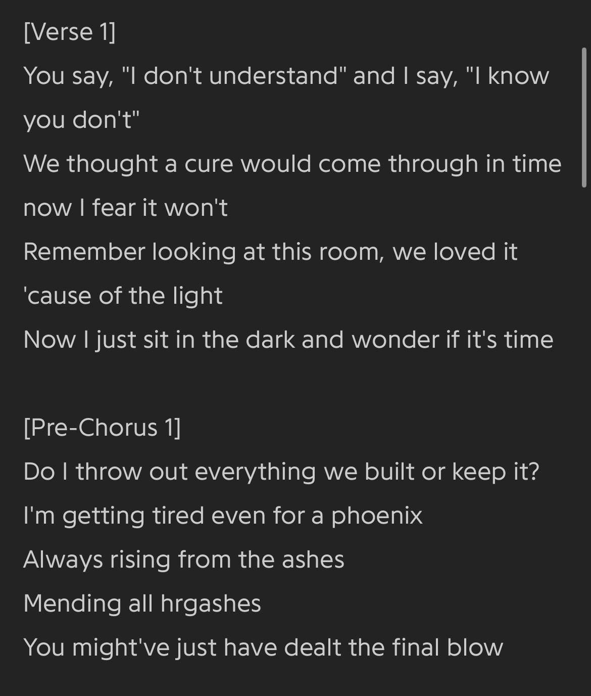 T.R.I.H - Losing Interest: lyrics and songs
