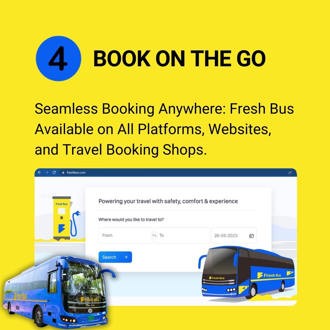 freshbus_in's tweet photo. Introducing Fresh Bus: Your Ultimate Travel Companion! π
Explore eco-friendly travel, unmatched comfort, safety, and affordability.
#Choosefreshbus #ecofriendlytravel #comfortandconvenience #safetyfirst #affordablefares #booknow #ohsofresh #safety #experience #travel https://t.co/Z6RFG4BnHz
