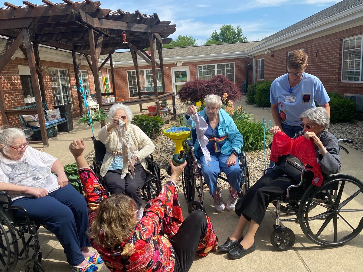 WoodBridgeHC's tweet photo. The 60s wouldn’t be complete without a protest! The ladies did a remake of the 1968 Bra burning !🔥 #trilogythemeweeks #dancingthroughthedecades #groovinwithtrilogy
#whyitrilogy https://t.co/QGBlrcAdfl