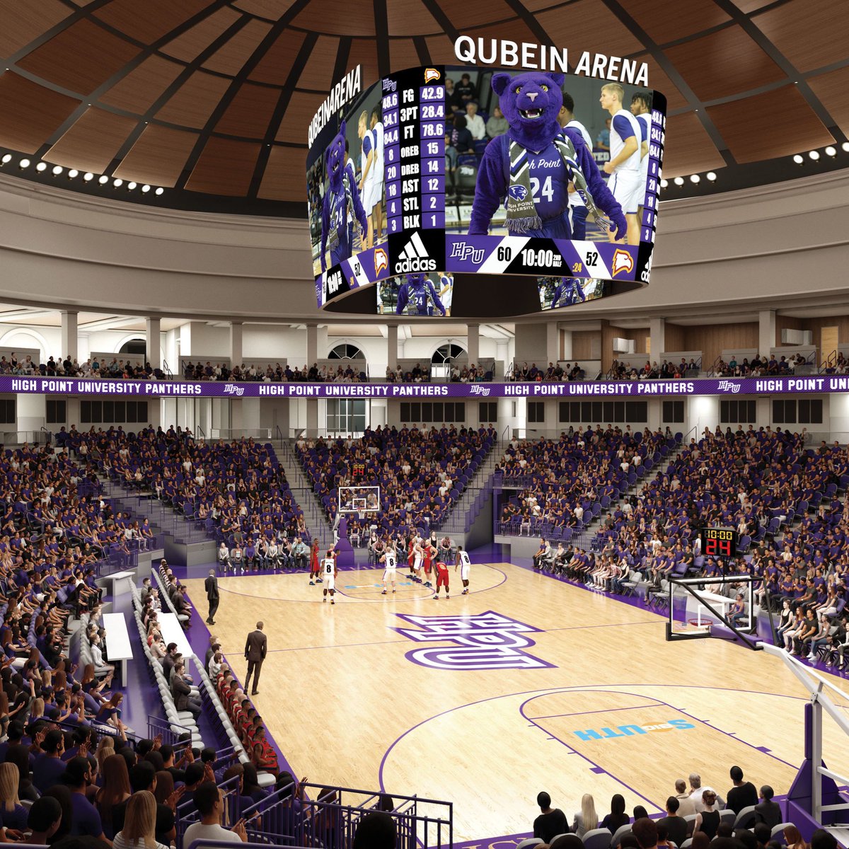 After a great talk with Coach Stowe, I’m extremely blessed to receive an offer from High Point University! 💜