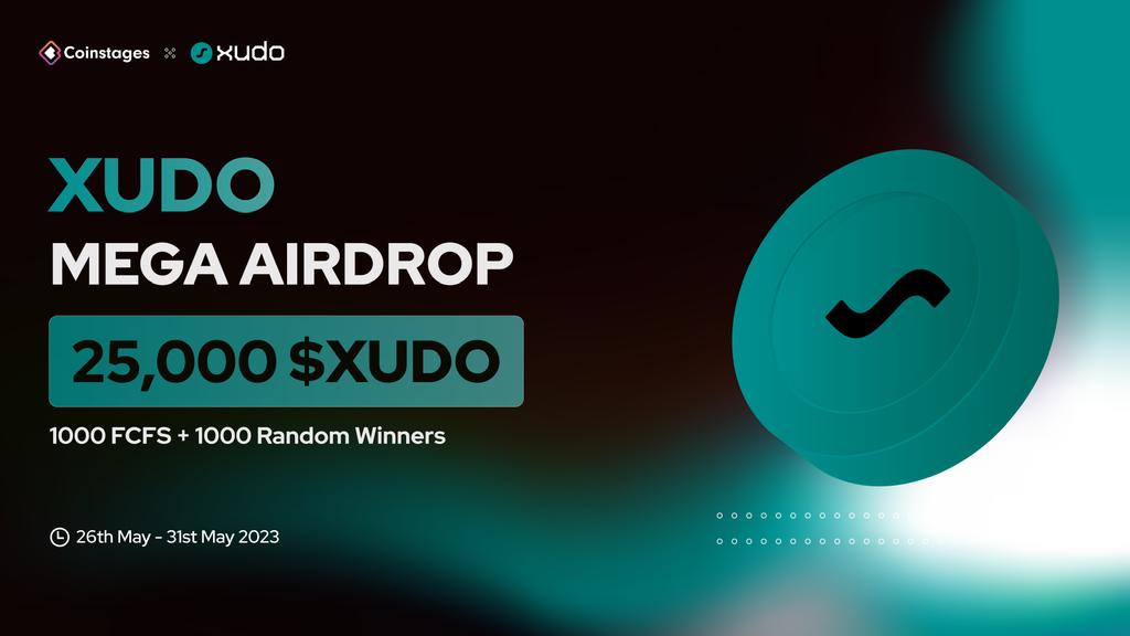 Coinstages's tweet photo. 🥳We’re excited to announce our next MEGA #Airdrop with @xudoio

🎁Prize Pool: 25,000 $XUDO For 1000 FCFS &amp; 1000 Random Winners

📃Task
➡️Follow @Coinstages &amp; @xudoio
➡️Tag 3 Your Friends
✅Complete https://t.co/VcjLq8uSeN

⏰ End 31st May

#Airdrop #Xudo #Crypto #Coinstages https://t.co/m8q4IvO4fX