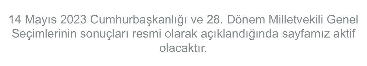 bilaluzun2023's tweet photo. YSK hala internet sitesinden ilk tur sonuçlarını açıklayamıyor. Sandık bazında da genel sonuçları da vermiyorlar. Aşağıdaki uyarıyı alıyorsunuz. 

Ben bu yüzden seçimin iptali için anayasa mahkemesine başvurdum. 

Şimdi bu şartlarda ikinci tura gidiyoruz. Fakat bu sefer benim de bizzat gördüğüm gayet iyi önlemlerle muhalafet sandık güvenliği ve daha önemlisi veri güvenliğini sağlamış durumda.