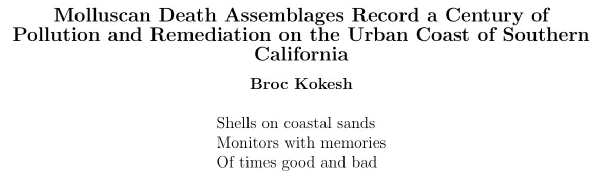 End of the year <a href="/GeoSci_UChicago/">UChicago GeoSci</a> means grad student EXPO. Haiku abstracts should be a much more common thing!