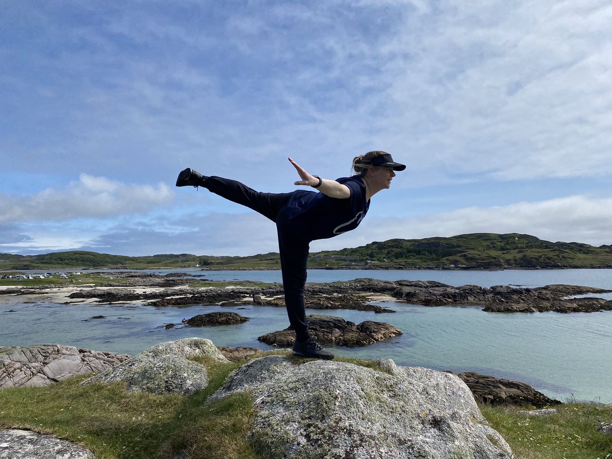 SFaulknerPandO's tweet photo. I can’t make up my mind whether I’m super dedicated to #StrathEdD or just nuts!? Having got up at 5am this morning to make our way to Mull⛴️camping ⛺️for the holiday weekend, I’m on the train to Glasgow having left Mull on the ferry this evening It’s our last taught module #ARMTP https://t.co/EnFFvn0s9W