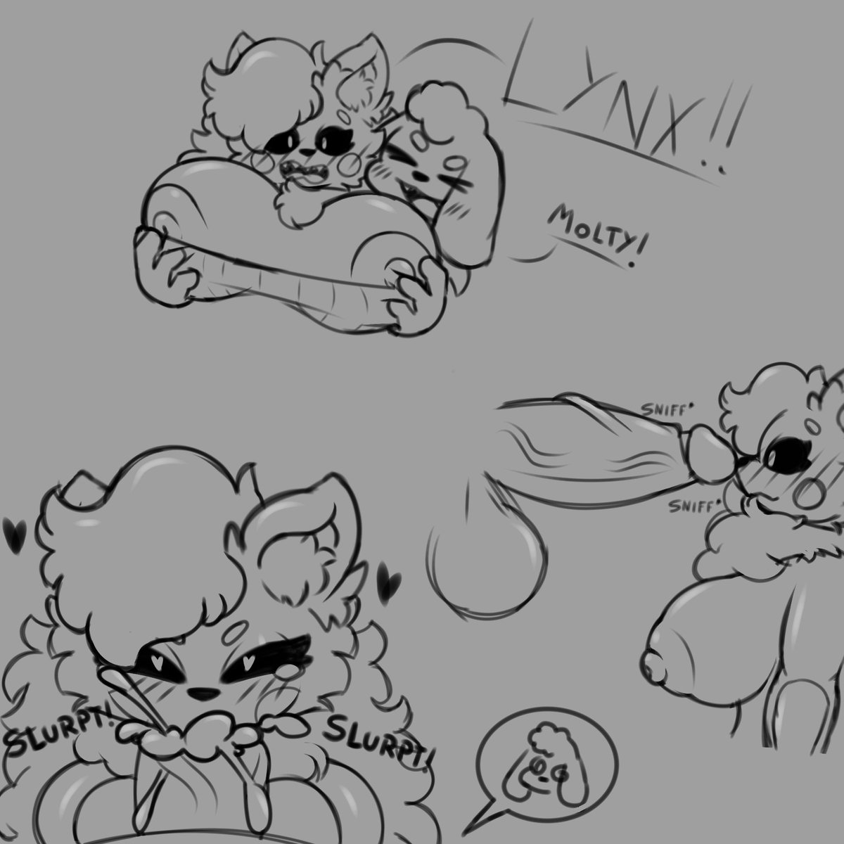 Lynx_arty's tweet photo. Just sketches https://t.co/EYotxzBO55