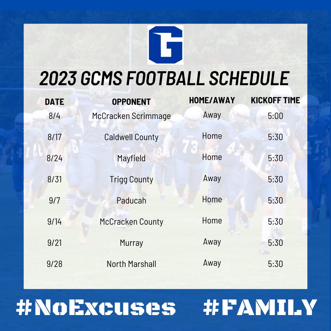 Graves Middle Football tweet media