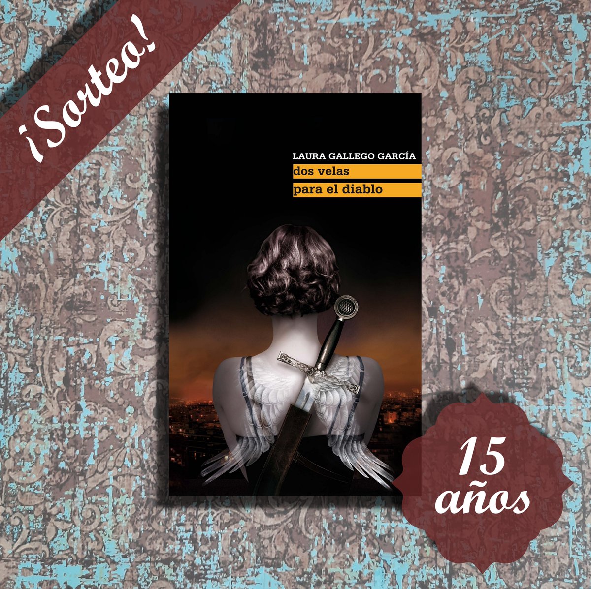 🔥¡SORTEO! 🔥
 
Con motivo del 15º aniversario de la publicación de DOS VELAS PARA EL DIABLO, ¡sorteamos dos ejemplares dedicados en cada una de nuestras redes sociales! 
Para participar, RT y dinos a qué personaje literario le pondrías una vela (o dos).