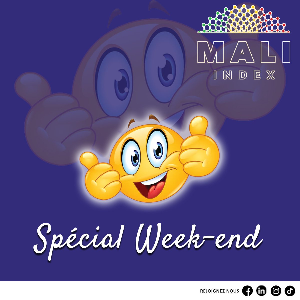 Excellent début de weekend cher-e-s followers ✨🎉🙏

#Mali_Index 😎
#UneEntreprise_UnePrésenceEnLigne✍
