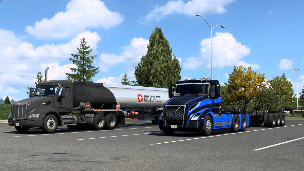 ¡Nuestras primeras unidades del nuevo #VolvoVNL en #AmericanTruckSimulator!
Un camión fantástico y muy recomendable para las fantásticas carreteras Estadounidenses

#Camion #Truck #NewTruck #TruckDriver #Volvo #USA #EstadosUnidos #america #NorthAmerica #TrainscjLogistics