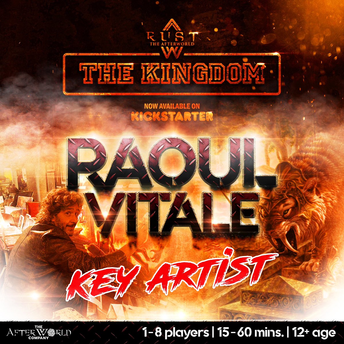 RustAfterWorld's tweet photo. ANNOUCEMENT! Another incredible artist has joined our team, we are glad to say “welcome on board” to RAOUL VITALE! 
Raoul will start soon working on #TheKingdom soon 🤩 Another reason not miss this new amazing set!

LINK 👉🏻https://t.co/31QOG9ldmn

#raoulvitale #rusttheafterworld https://t.co/Oft0FErvY4