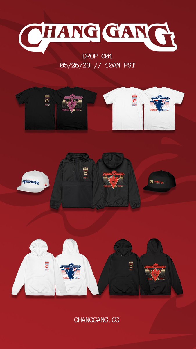 StIcKyRamee's tweet photo. The NEW Chang Gang merch drop is now LIVE!! Windbreakers, Hoodies, Tee’s, &amp; Hats!! 

Shop at https://t.co/N85ZIEzthS https://t.co/BQQFgUn53K