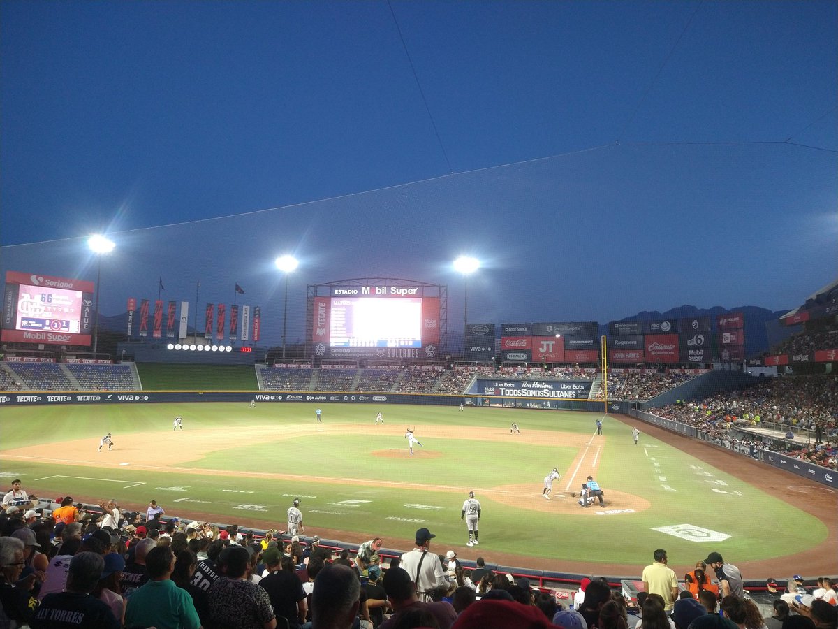 JudiBaVi's tweet photo. Nos divertimos mucho en estadio  Sultán, partido del 30 Abril 2023.
@SultanesOficial
#LigaMexicanadeBeisbol 
Conociendo los estadios de béisbol en México 1 de 26⭐ https://t.co/ctP3lrV0Fi