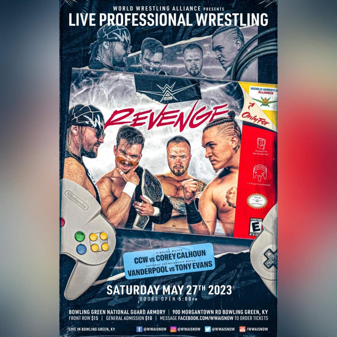 TylerHawkinsWWA's tweet photo. @WWAISNOW is BACK in Bowling Green, KY!! #wwaisnow #WKU #bowlinggreen https://t.co/xqVVD0To7j