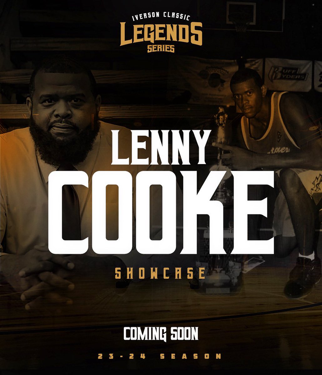 A new chapter in the Iverson Classic legacy is about to begin. The Legends Series of elite events celebrating and hosted by hoops legends will begin this coming season with the one and only Lenny Cooke.

Coming for the 2023/2024 season.