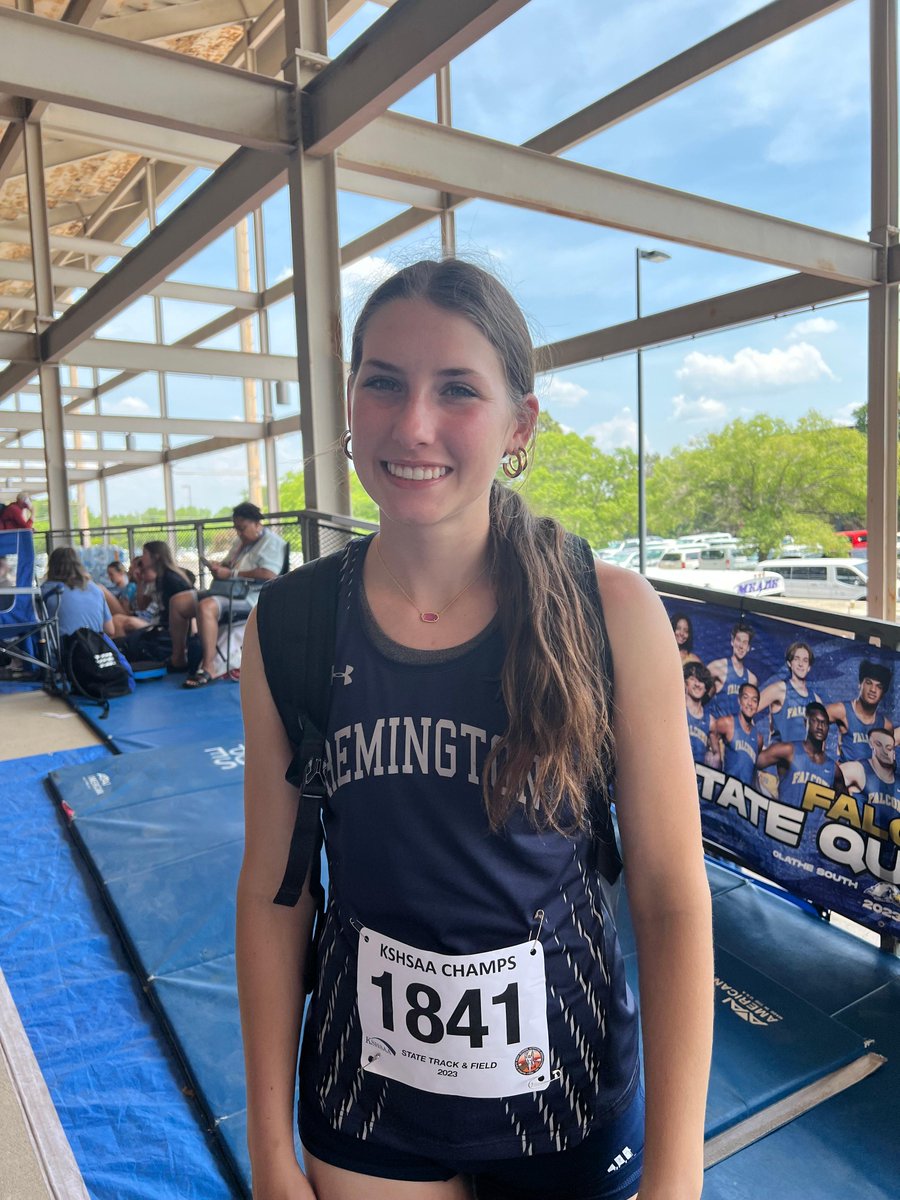 Congrats to Kaleigh O’Brien on finishing in 12th place in the 400M dash.
