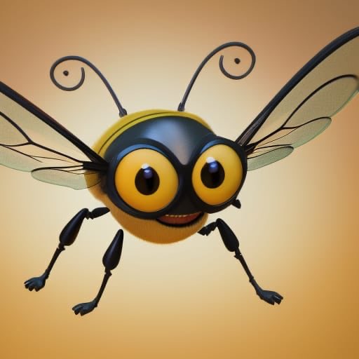 Bee Happy!

'Smiling bee 2 eyes 2 antenna 2 wings Pixar, Disney, made with @NightCafeStudio 

creator.nightcafe.studio/creation/Iv378…

#aiart #nightcafe #digitalart creator.nightcafe.studio/creation/Iv378…