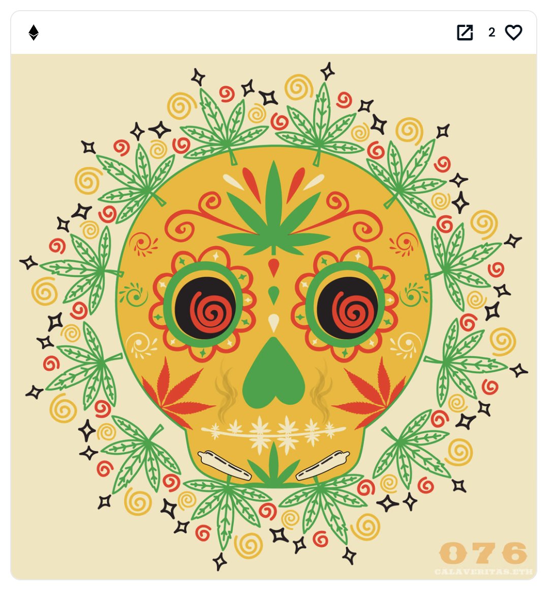 chapsmx's tweet image. 💀 076 - 420 💀
viene con agave mágico 😉
// @ulices_vc_nft 

opensea.io/assets/ethereu…