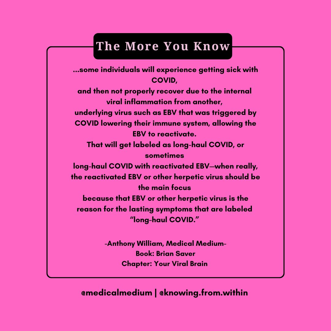knowing_within_'s tweet photo. #longcovid #EBV #chronicillness #autoimmune #medicalmedium #thetruth #brainsaver #celeryjuice #youcanheal #saveyourself https://t.co/ZLn35pI5p4
