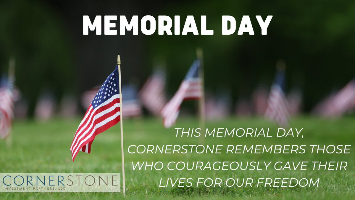This Memorial Day, Cornerstone remembers those who courageously gave their lives for our freedom.