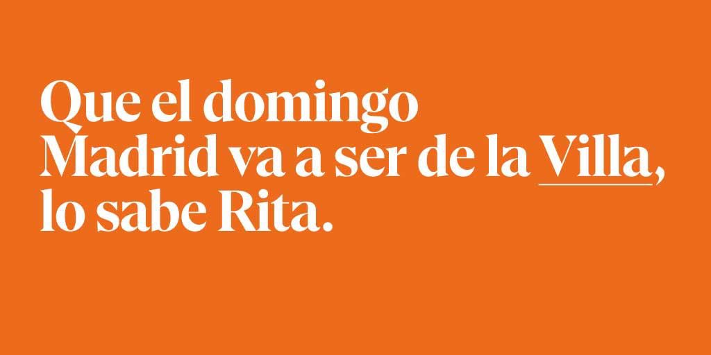 Queremos que <a href="/MarotoReyes/">Reyes Maroto</a>, <a href="/AlmeidaPP_/">José Luis Martínez-Almeida</a>, <a href="/Rita_Maestre/">Rita Maestre 🌾</a> y hasta <a href="/Ortega_Smith/">Javier Ortega Smith</a> reflexionen antes del 28M

#VotaPorLaVilla