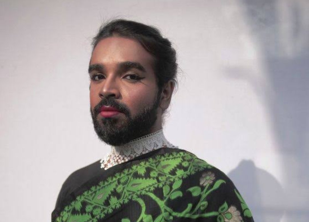 Never seen a girl look  good in a saree, 

Then see these men who look good in saree