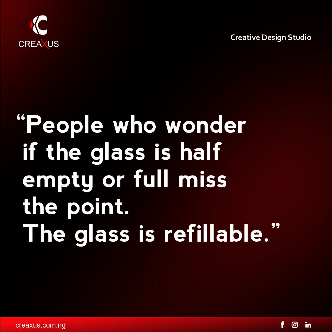 creaxus_'s tweet image. &quot;Embrace the refillable glass mindset 🌟 Opportunities for growth and abundance are always within reach ✨

 #RefillableGlass #Optimism #PotentialUnleashed  #xayoocup #MonacoGP #fridaymorning #fishtanklive #MalaysiaMasters2023 #DOJAEJUNG #9ent2023xfreenbecky #brucespringsteen