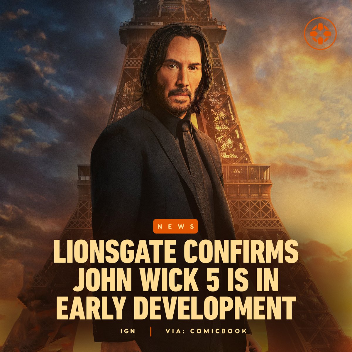 John Wick 5 está em desenvolvimento, confirma Lionsgate