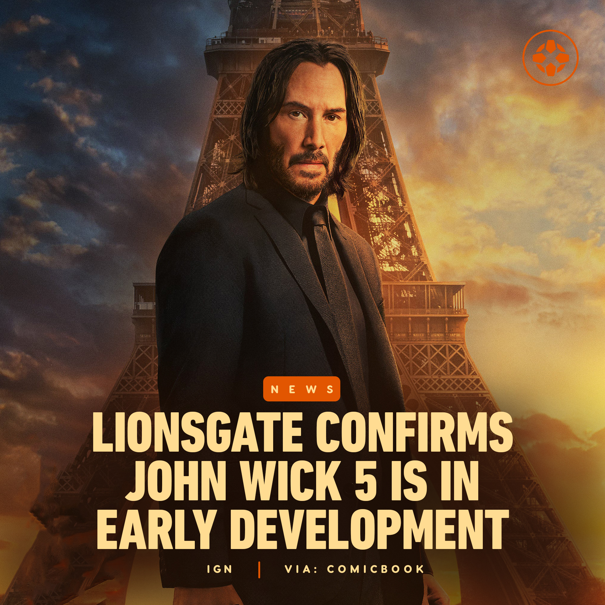 John Wick 5 está em desenvolvimento, confirma executivo da Lionsgate