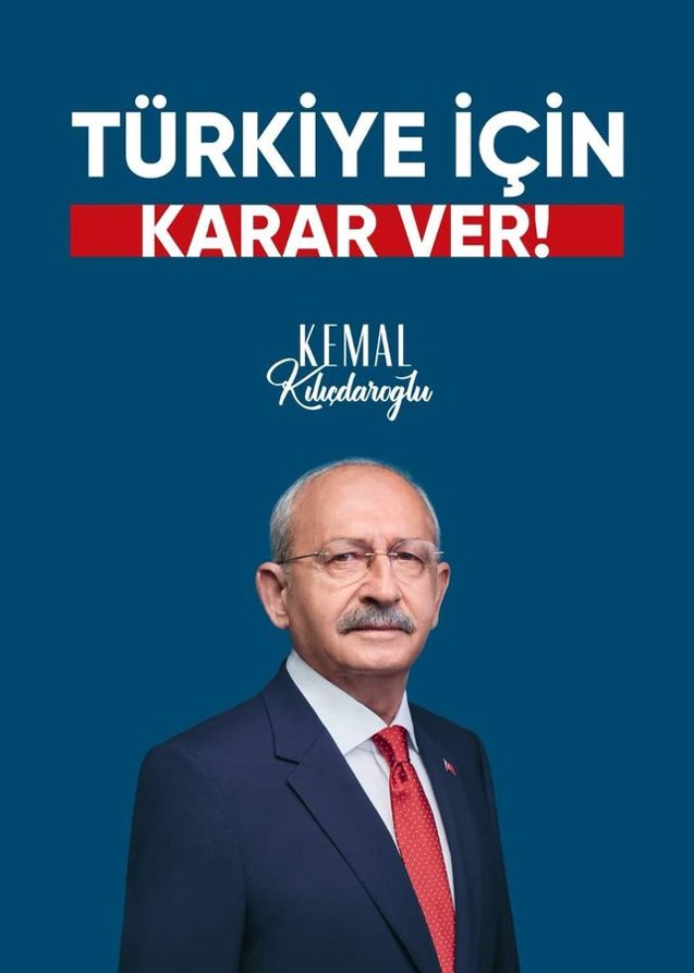 Ülkeni haramilere bırakmak istemiyorsan Kemal Kılıçdaroğlu’na oy ver.