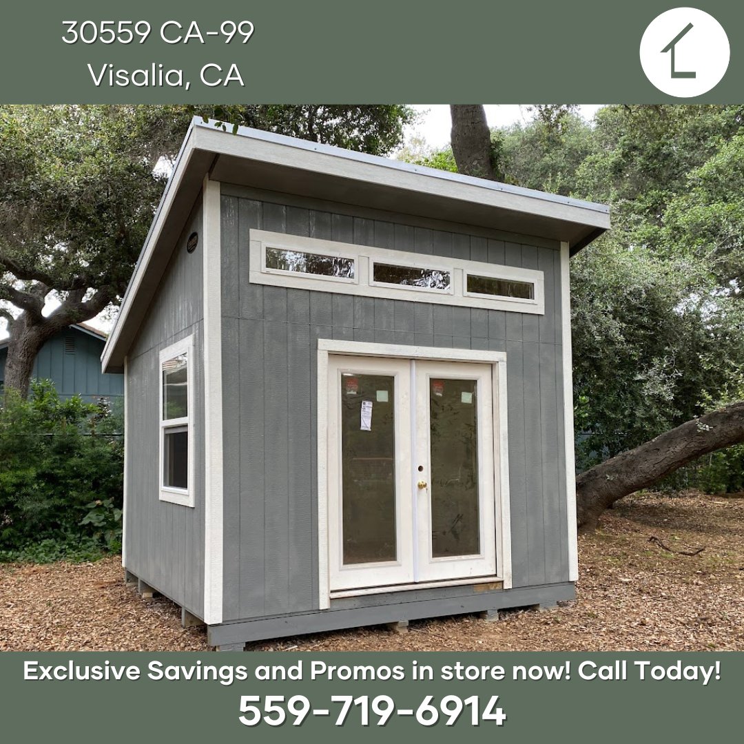 Ulrich_Visalia's tweet photo. A Delivery so quick, the paint didn't have time to dry! This beautiful Modern Studio went out to a new Raving Fan in Ojai, CA! Call today to get your backyard hangout space ready before the summer gets here! 

#ulrich #shed #studio #ojai #visalia #needs #wants #dreams https://t.co/9DTf7WqUYe
