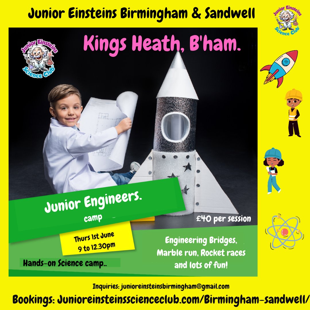 Half term fun! Junior Engineers. Hands-on Science camp. #kingsheath #moseley #moseleymums #sciencekids 
#kingsheathprimaryschool #stalbanscatholicprimary #kingsnortonprimaryschool #kingdavidprimaryschool #brummiemummies #edgbastonvillage #harborne #harbornemumsanddads #cotteridge