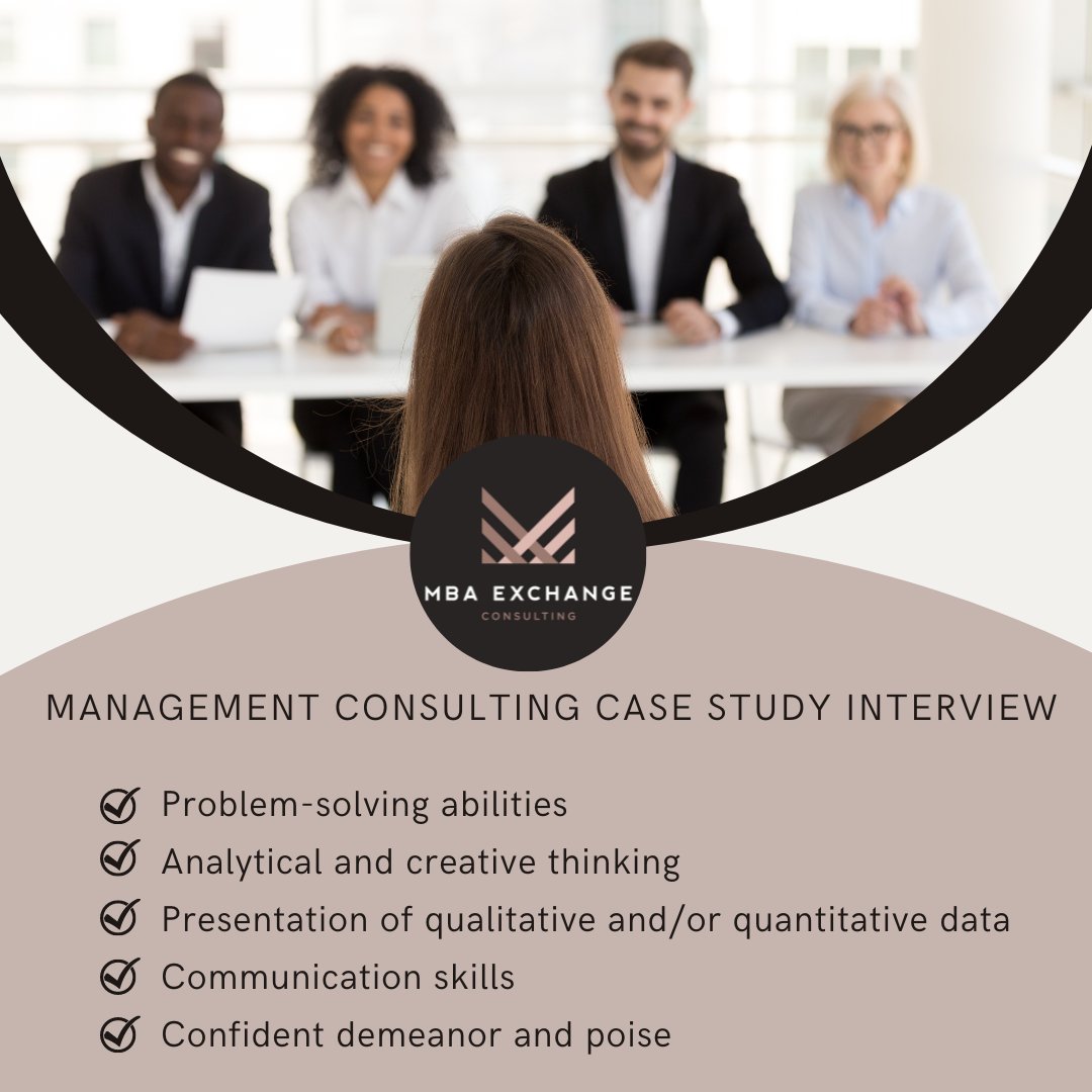 mba_exchange's tweet photo. Dreaming of acing that case study interview at a top consulting firm? We spill the secrets to mastering the case study interview, from understanding the framework to nailing the problem-solving approach. 

https://t.co/TyDqPWJcnX 

#CaseStudyInterview #ManagementConsulting https://t.co/VOOdWCao35