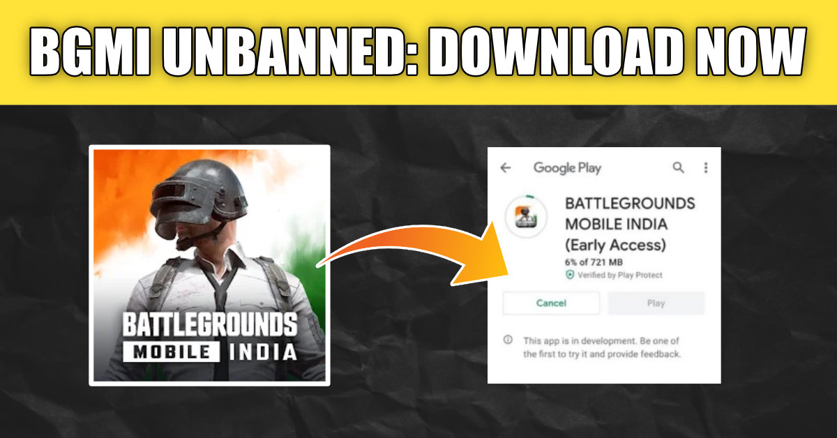 ashtech_galaxy's tweet photo. BGMI Unban: Battlegrounds Mobile India Unbanned and Thriving

#BGMI #bgmiunban #gaming #GamingNews 

Read here -> https://t.co/IuASnpaHbK https://t.co/IUH6kV3xj6