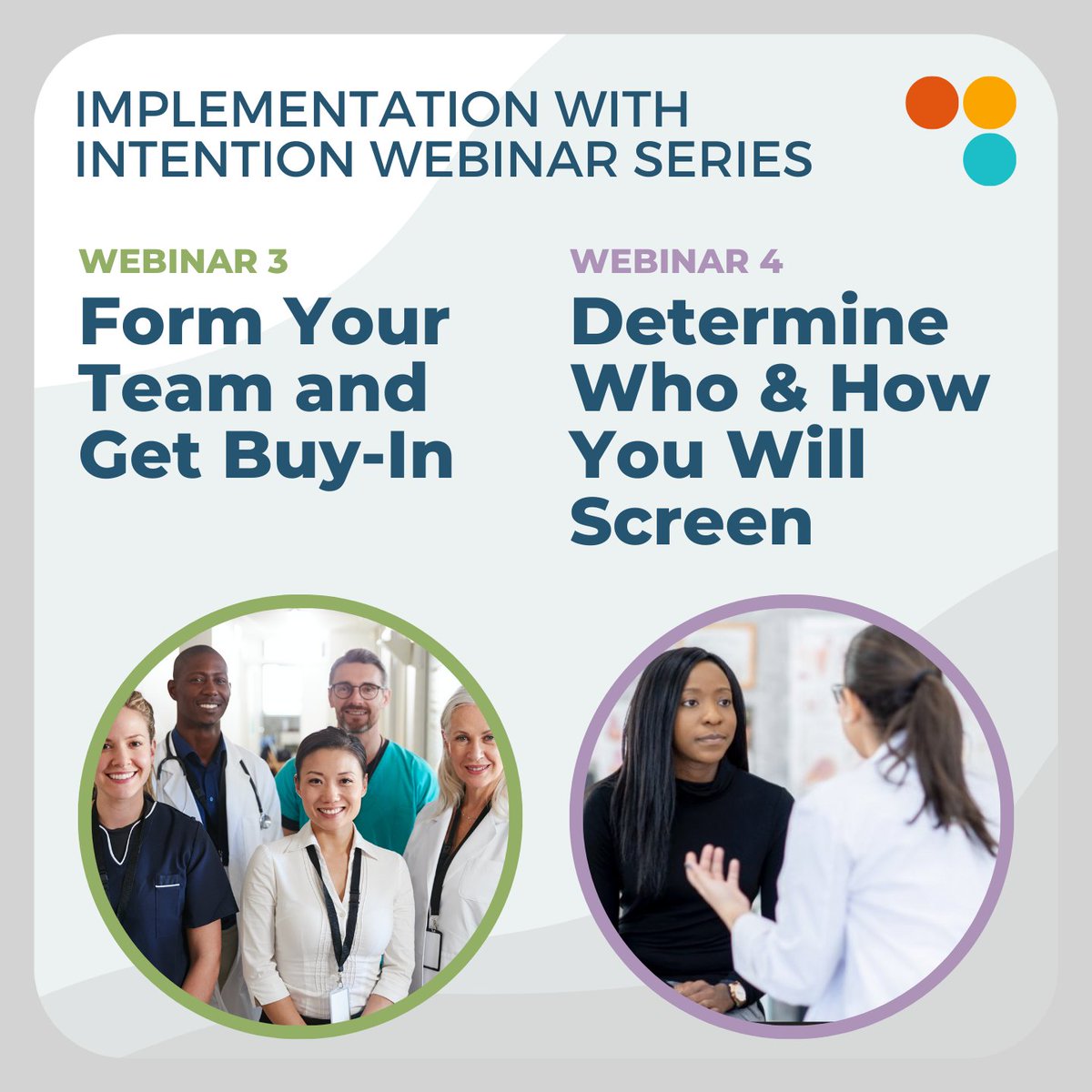 The first four webinars in the ACEs Aware “Implementation with Intention” webinar series are now available on demand. Continuing Education credit is available: bit.ly/3EKWcgq
