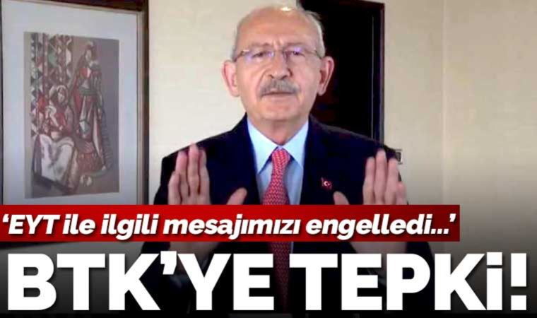 BTK'nin sansür uyguladığı mesajda işte bunlar yazıyordu!

"EYT'deki çifte standart sona erecek. 8 Eylül 1999'da sigortalı olan emekliliğe hak kazanıyor ama bir gün sonrasında sigortalı olan tam 17 yıl sonra emekli olabiliyor. EYT'deki bu adaletsizliği bitireceğim"