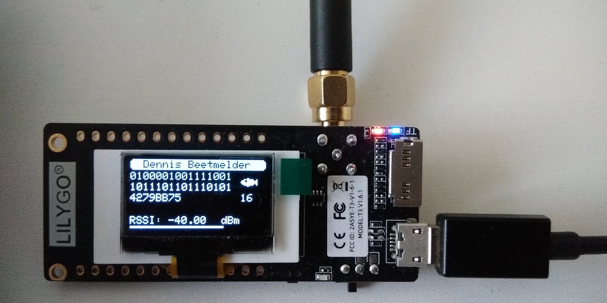 giammaiot2's tweet image. SX1278 Fishing Bite Detector by Core-c
github.com/core-c/SX1278_…
SX1278 transceiver used for receiving a fishing bite detector @ 433.96 MHz FSK
#SoftwareDefinedRadio #SDR
#LilyGO #TTGO #ESP32
#433Mhz #FSK