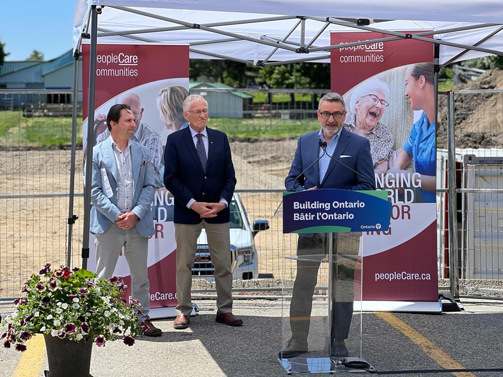 Wonderful to be joined by residents, families, friends and neighbours as we celebrated the start of construction of the new @peopleCare_ca Tavistock #LTC Home in @EastZorraTav.
#ChangingtheWorldofSeniorLiving