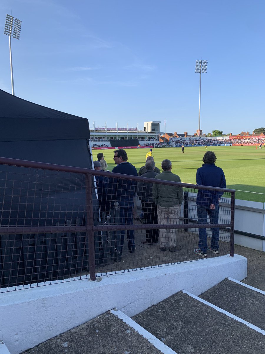 tinytimmoore's tweet image. Restricted view for Blast + ticket. Cheap seats can the whole boundary. @NorthantsCCC