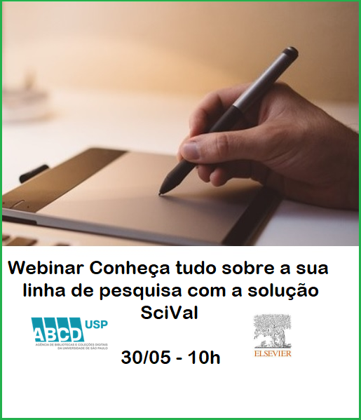 abcdusp's tweet photo. 30/05 - 10h | Webinar "Conheça tudo sobre a sua linha de pesquisa com a solução SciVal" https://t.co/XHhkefDLWS via @abcdusp https://t.co/X48FnLkcvd